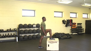 Box Tuck Jump Single Leg