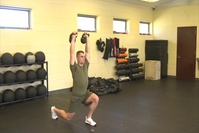 Kettlebell Overhead Lunge