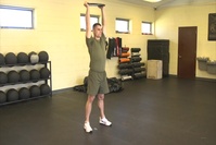 Overhead Plate Lunge