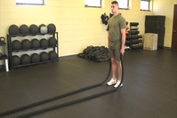 Rope Alternating Wave with Lateral Lunge
