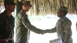 B-Roll: U.S. Marines with SPMAGTF-SC conduct training with Panamanian service members