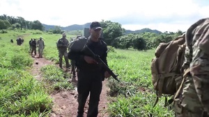 B-Roll: U.S. Marines with SPMAGTF-SC conduct training with Panamanian service members