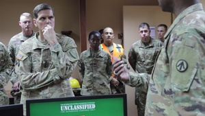 GEN Votel Visits Soldiers At Port Shuaiba