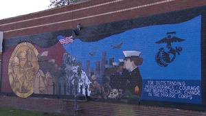 Marine Week Mural Unveiling