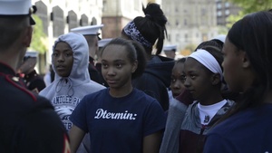 Marines Host Basketball Tournament for Local Detroit Girls