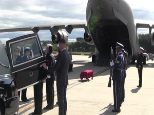 Dignified Transfer of Petty Officer 1st Class Corey George Ingram BRoll