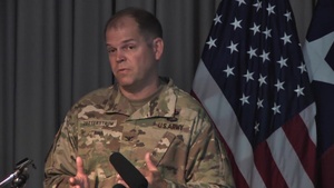 USACE Gaveleston District Hurricane Harvey News Conference