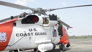 Coast Guard Air Station Clearwater crew, aircraft arrive in New Orleans in preparation for Hurricane Irma