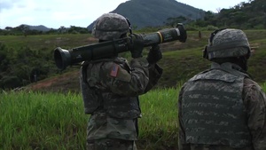 Soldiers Train with AT-4 Rockets
