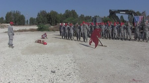 9/11 Commemoration Ceremony during Exercise Related Construction Deployment Field Training in Israel