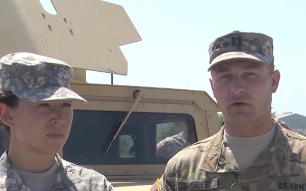 Hurricane Harvey- Capt. Brian McCauley and 2nd Lt.Stephanie Jasper (126th Brigade Engineer Battalion) Interview
