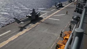 Marine Helo Evacuates Virgin Island Patients