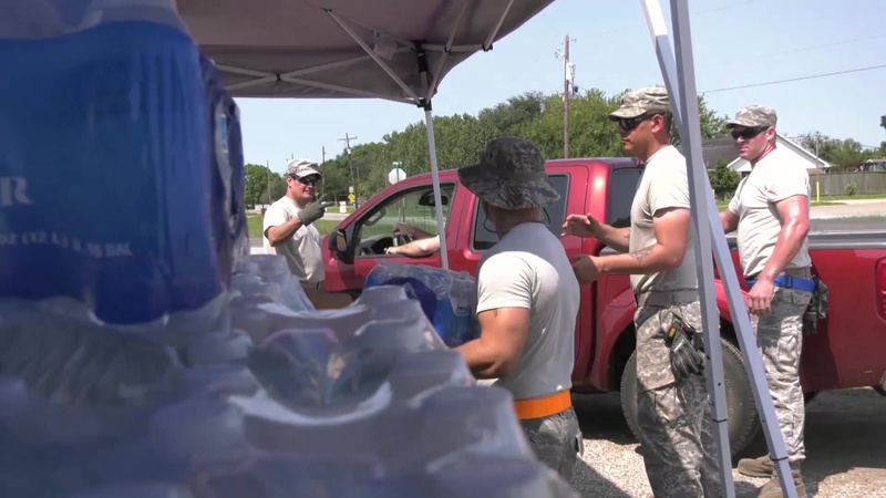56th Task Force Distributes Supplies