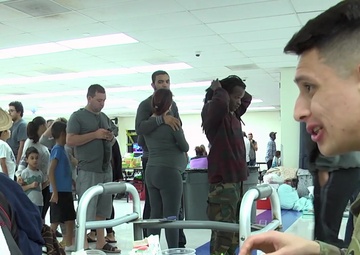 Florida National Guard provides support at South Florida Shelters