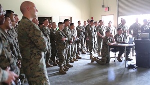 B-Roll Package: Marines receive a brief on upcoming operations