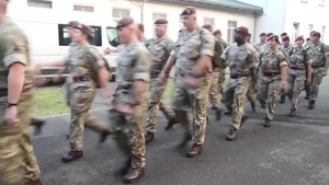 Charlie Co. 1/125th Arrives at Sennelager Training Area, Germany