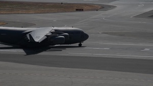 C-17 Globemaster IIIs Take Off
