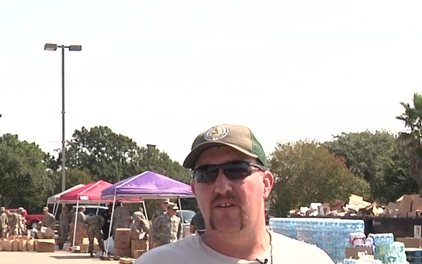 Oklahoma National Guardsmen support the Texas National Guard with Hurricane Harvey relief