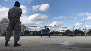 Air Force Reservists take off for search and rescues after Hurricane Irma