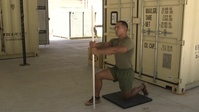 PVC Half Kneeling Hip Flexor