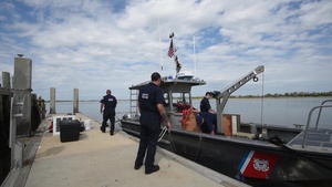 Coast Guard Aids to Navigation Team Tybee re-construct Port of Savannah after Hurricane Irma
