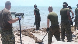 26th MEU Marines and Sailors assist Key West residents in the aftermath of Hurricane Irma