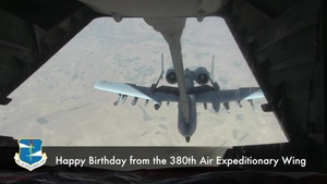 An Air Force Birthday Message from the 380 AEW