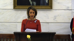 Arkansas' Governor Proclaims Sept. 15 as POW MIA Recognition Day, Arkansas Guardsman Reads Memorandum