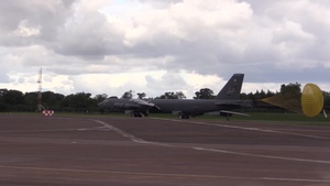 Air Force B-52 Bomber Arrives in the U.K.