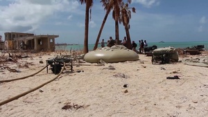 JTF - Leeward Islands Sets Up Water Distribution Site On St. Martin