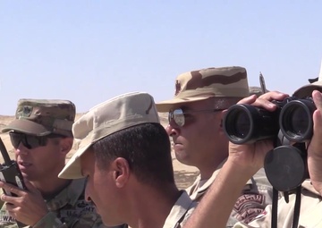 Armor Live Fire Practice at Exercise Bright Star 2017