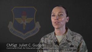 CMSgt Gudgel discusses Blended Learning