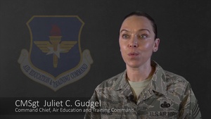 Chief Master Sgt. Gudgel discusses the Continuum of Learning