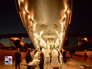 Westover Aerial Porters load C-17s for Irma relief