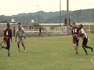 Iwakuni Marines Throw Down on Gridiron (B-Roll)