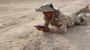 Combined Joint Task Force-Operation Inherent Resolve Iraqi Security Forces Counter I.E.D training broll