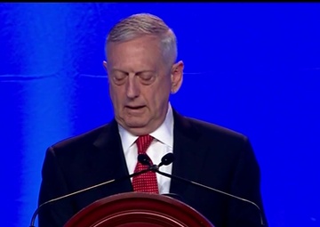 Mattis Speaks at AFA Conference