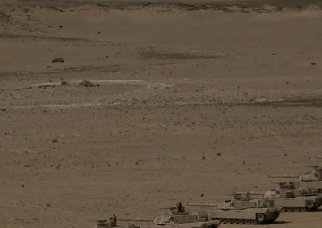 Combined Arms Live Fire Exercise at Exercise Bright Star 2017