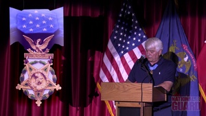 Medal of Honor Awardee Addresses The Michigan National Guard