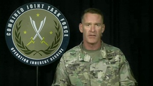 Inherent Resolve Spokesman Briefs Reporters
