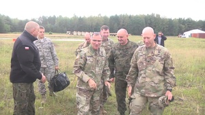General Scaparrotti visits troops in Poland Broll