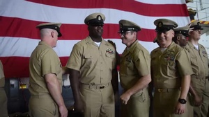 50 New Chief Petty Officers Pinned Aboard USS Nimitz