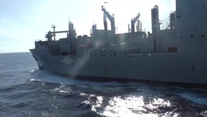 USNS William McLean Conducts Replenishment-at-Sea with USS Kearsarge for Disaster Relief Efforts