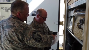 119th Wing Civil Engineer Squadron Prepare Disaster Relief Beddown Sets