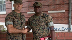 2nd Marine Division Morning Colors Awards Ceremony