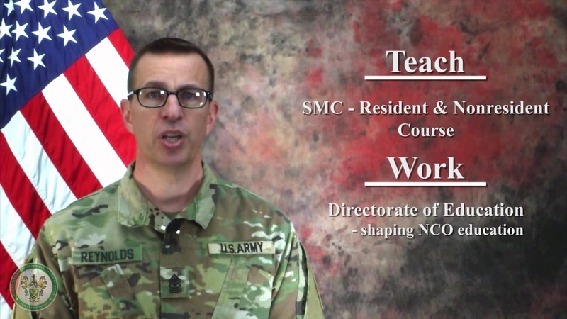 United States Army Sergeants Major Academy Fellowship Program Commercial
