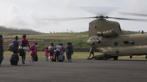 B-Roll: Joint Task Force - Leeward Islands evacuates U.S. citizens from Dominica