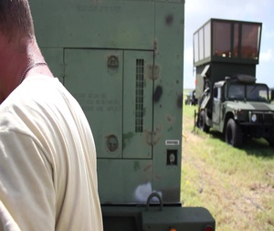 Air National Guardsmen operate & maintain mobile air traffic control in St. Croix