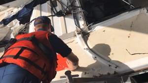 Coast Guard Discusses Salvage of Boats Displaced by Hurricane Irma