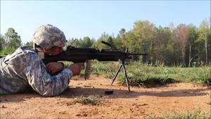 Army Reserve Soldiers Shoot a Variety of US Machine Guns